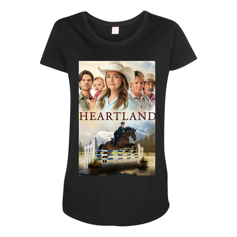 Heartland For Men And Women Maternity Scoop Neck T-shirt by zakytuntun | Artistshot