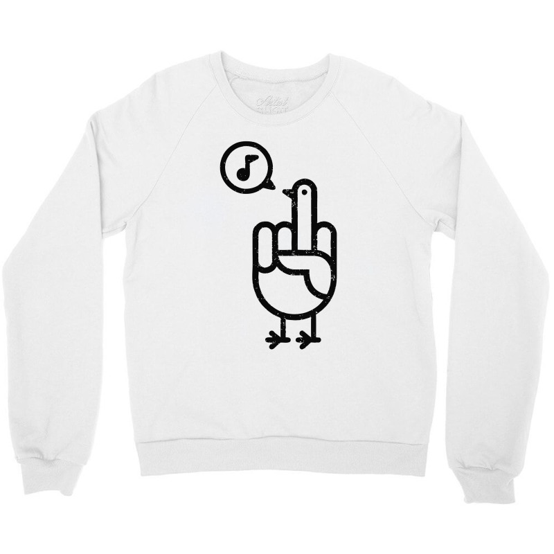 Flip The Bird Crewneck Sweatshirt | Artistshot