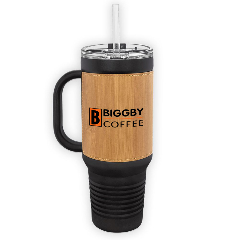 Biggby Coffee Leatherette 40 Oz Tumbler By Cokun - Artistshot