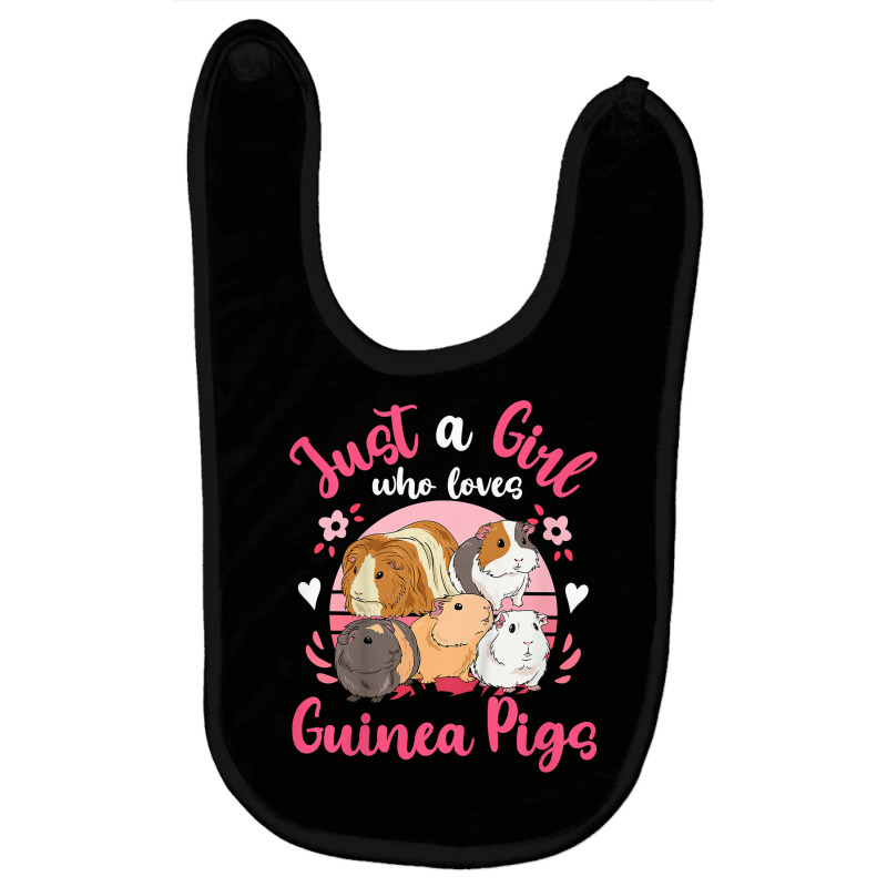 Kids Guinea Pig Just A Girl Who Loves Guinea Pigs T Shirt Baby Bibs | Artistshot