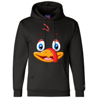 Silly Turkey Face Thanksgiving Champion Hoodie | Artistshot