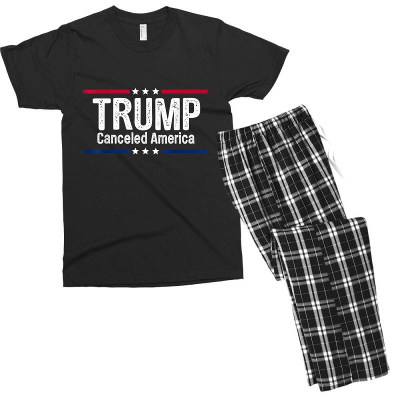 Trump Canceled America Men's T-shirt Pajama Set | Artistshot