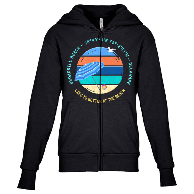 Broadkill Beach T  Shirt Broadkill Beach, Delaware T  Shirt Youth Zipper Hoodie | Artistshot