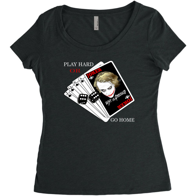 Play Hard Or Go Home Women's Triblend Scoop T-shirt | Artistshot