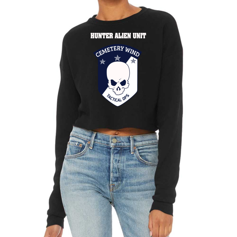 The Hunter Of Alien Unit Cropped Sweater | Artistshot