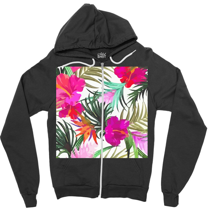 Tropical T  Shirt Tropical Fascinating Foliage T  Shirt Zipper Hoodie by celebrityforth | Artistshot