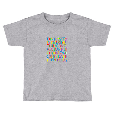 Diversity Toddler T-shirt Designed By Rava Kuncara
