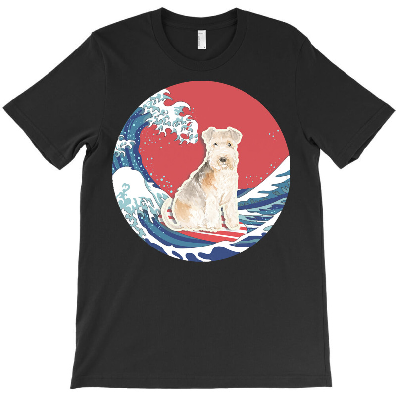 Lakeland Terrier T  Shirt Lakeland Terrier Gifts   Ocean Waves Surfing T-Shirt by christiansenmarlene | Artistshot