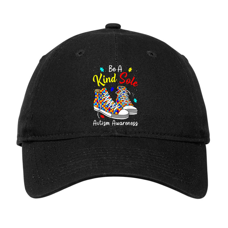 Be A Kind Sole Autism Awareness Rainbow Trendy Puzzle Shoes Adjustable Cap | Artistshot