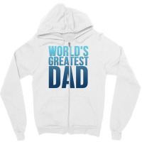 Worlds Greatest Dad 1 Zipper Hoodie | Artistshot