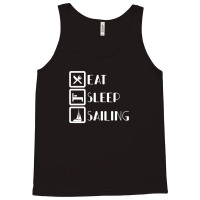 Eat Sleep Sailing For Dark Tank Top | Artistshot