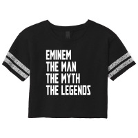 The Man The Myth The Legends Scorecard Crop Tee | Artistshot