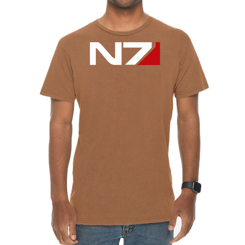 Mass Effect N7 Logo Vintage T-shirt | Artistshot