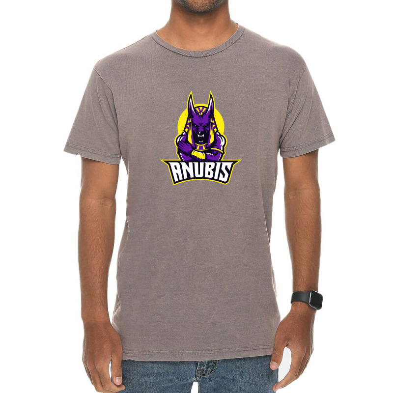 Anubis Graphic Art Vintage T-Shirt by Chiks | Artistshot