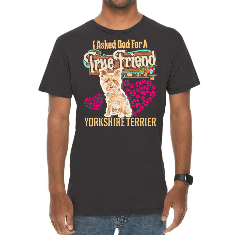 Yorkshire Terrier Owner Gift Yorkshire T  Shirt E N T  Shirt Vintage T-Shirt by christiansenmarlene | Artistshot