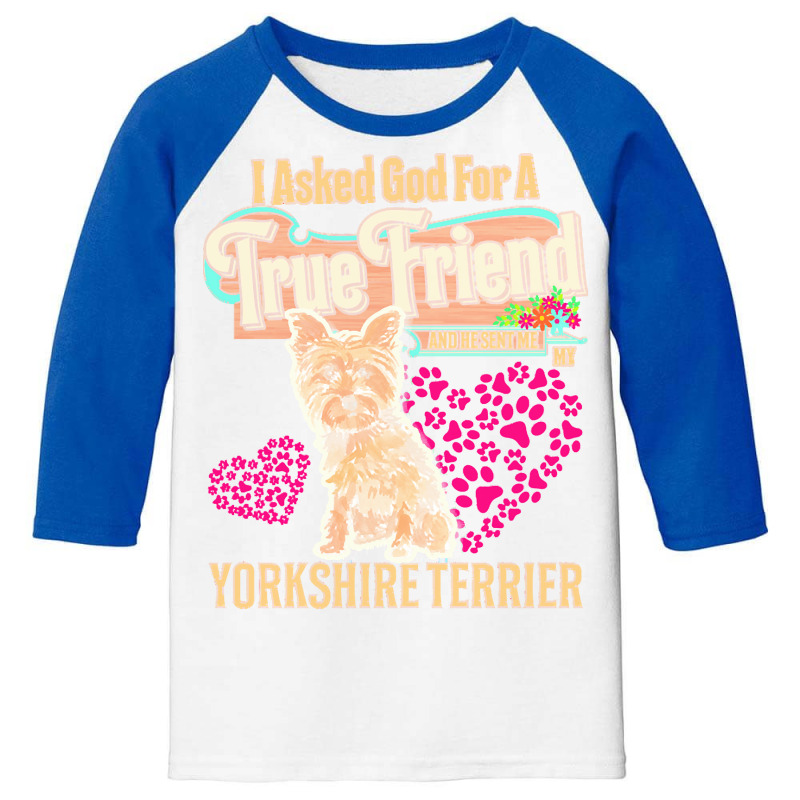 Yorkshire Terrier Owner Gift Yorkshire T  Shirt E N T  Shirt Youth 3/4 Sleeve by christiansenmarlene | Artistshot