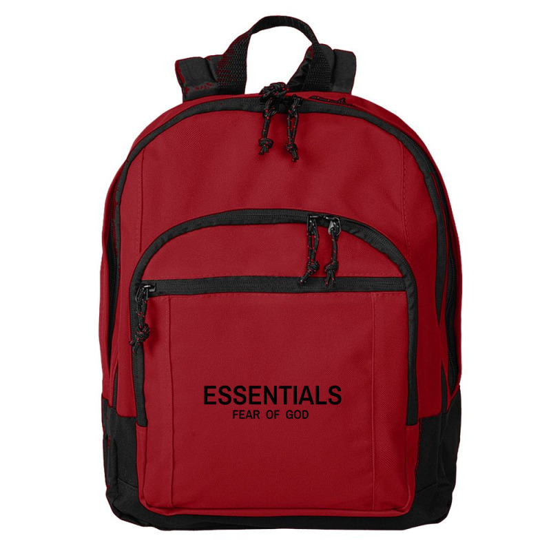 Fear Of God Essentials Unisex Backpack Essentials Backpack – Black Logo Pack main image 4