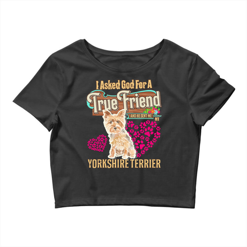 Yorkshire Terrier Owner Gift Yorkshire T  Shirt E N T  Shirt Crop Top by christiansenmarlene | Artistshot