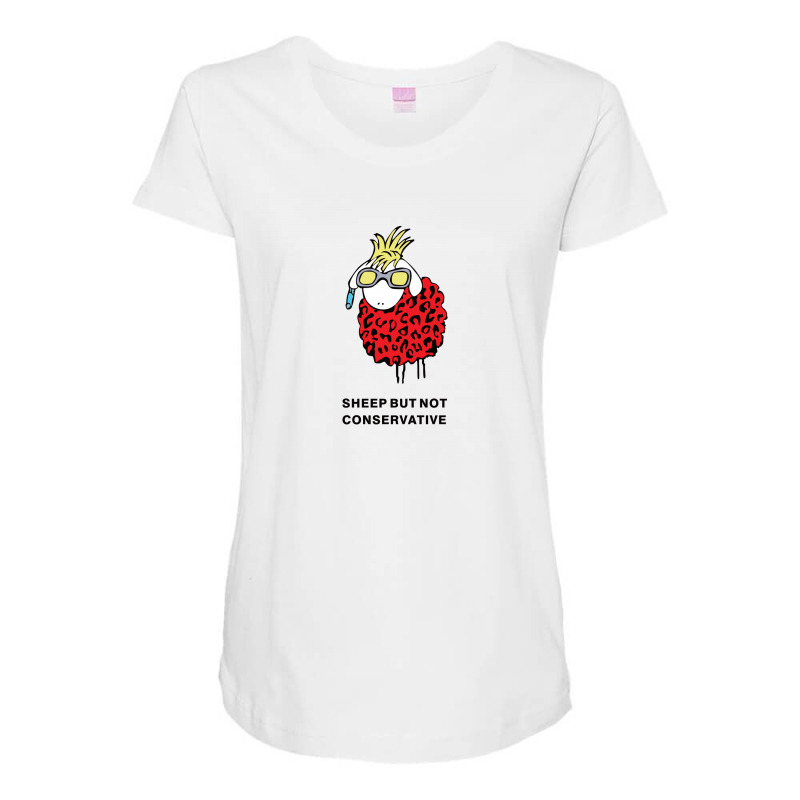 Sheep Maternity Scoop Neck T-shirt by Disgus_Thing | Artistshot