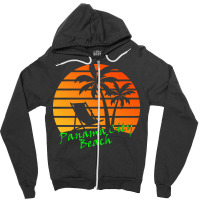 Outdoor T  Shirt Panama City Beach Retro Vintage Sunset T  Shirt Zipper Hoodie | Artistshot