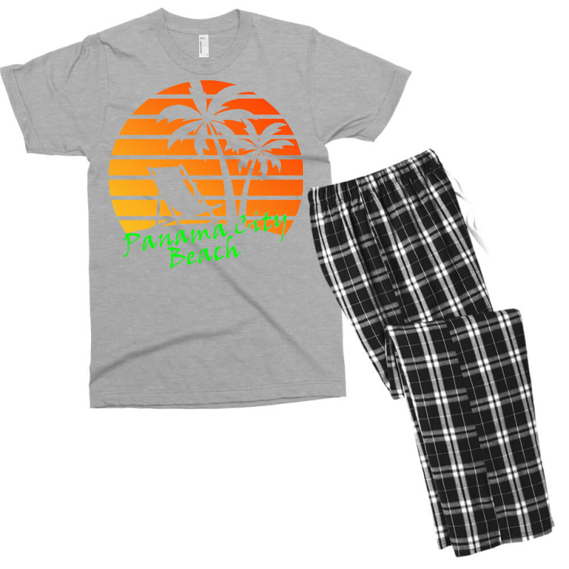 Outdoor T  Shirt Panama City Beach Retro Vintage Sunset T  Shirt Men's T-shirt Pajama Set by kuhlmanulises23 | Artistshot