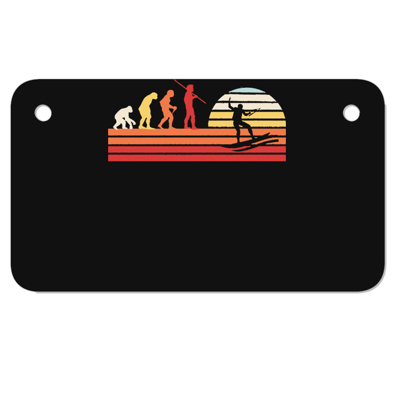 Wakeboarding T  Shirt Retro Wakeboarder Wakeboard   Vintage Wakeboardi Motorcycle License Plate | Artistshot