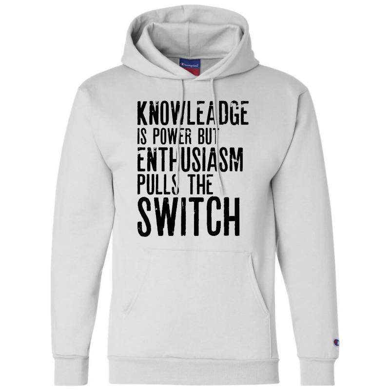 Knowleadge Is Power Champion Hoodie by RafaelLopez | Artistshot