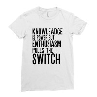 Knowleadge Is Power Ladies Fitted T-shirt | Artistshot