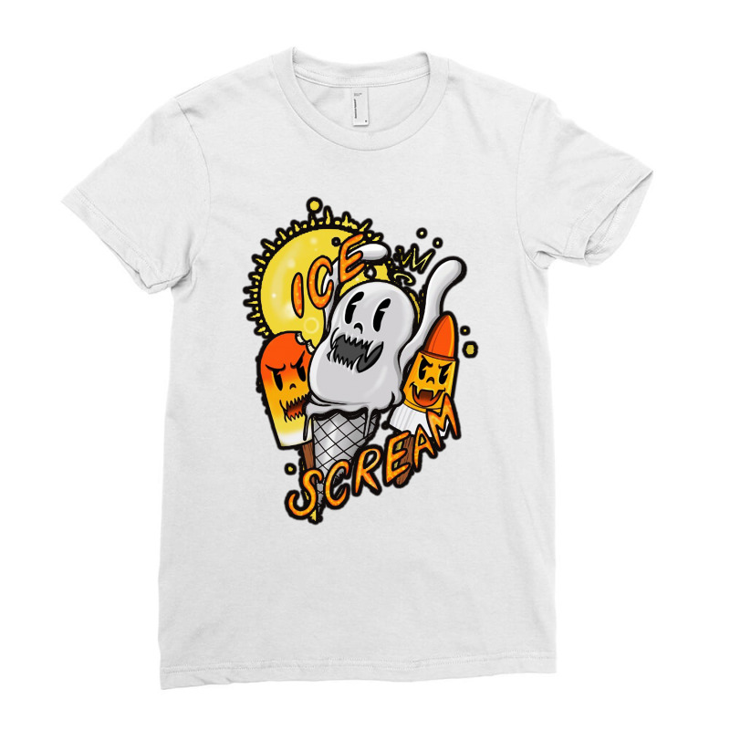 Ice Scream Ladies Fitted T-Shirt by WuzzTees | Artistshot