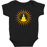 Buddha Meditation Baby Bodysuit | Artistshot