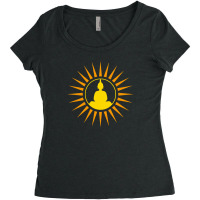 Buddha Meditation Women's Triblend Scoop T-shirt | Artistshot