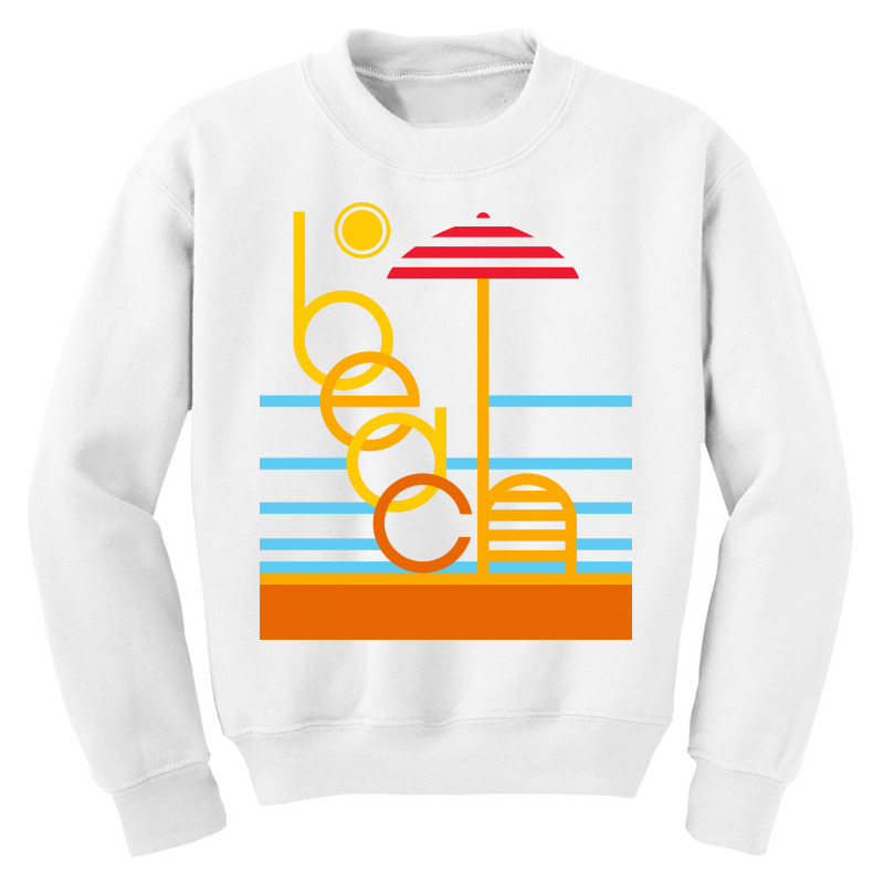 Beach Youth Sweatshirt by lents | Artistshot