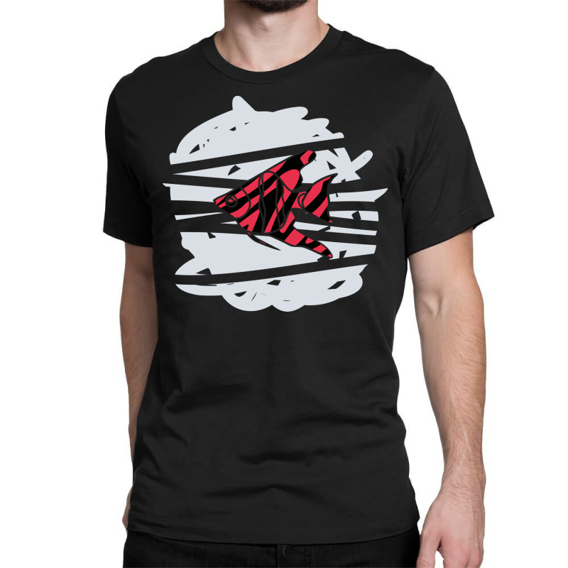 Zebra Red Skin Freshwater Angelfish Classic T-shirt by selos47 | Artistshot