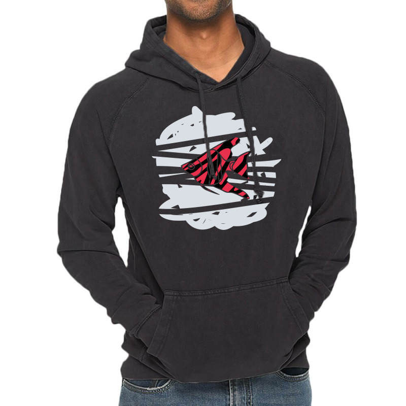 Zebra Red Skin Freshwater Angelfish Vintage Hoodie by selos47 | Artistshot