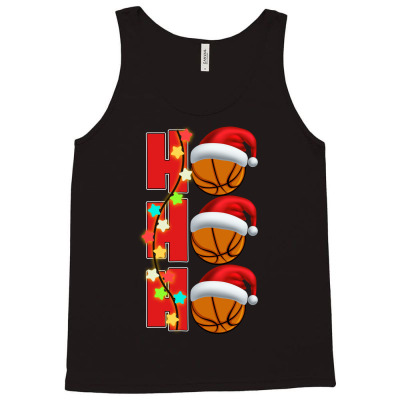 Basketball Ho Ho Ho Tank Top Designed By Badaudesign