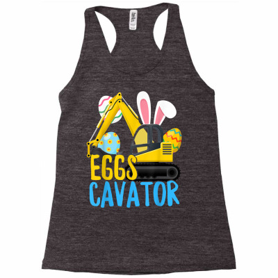 Eggscavator Shirt Toddler Kids Boys Happy Easter Excavator T Shirt Racerback Tank Designed By Lammy