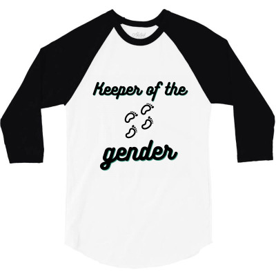 Keeper Of The Gender 3/4 Sleeve Shirt Designed By Perfect Designers