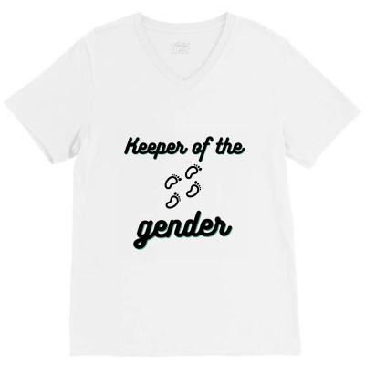 Keeper Of The Gender V-neck Tee Designed By Perfect Designers