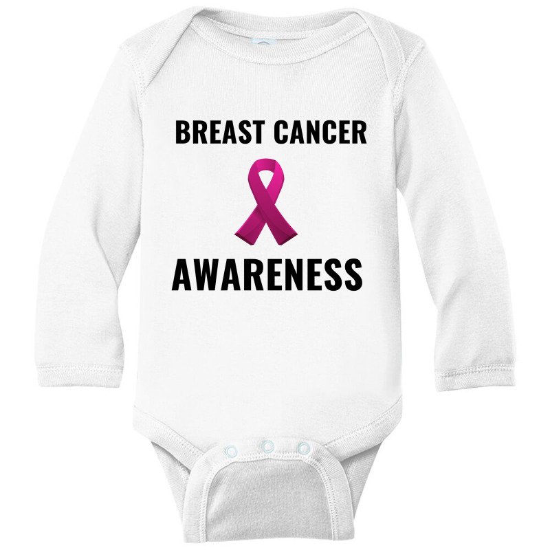 Breast Cancer Awareness Long Sleeve Baby Bodysuit by Perfect Designers | Artistshot