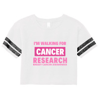 Breast Cancer Research Awareness Scorecard Crop Tee | Artistshot