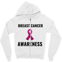 Breast Cancer Awareness Zipper Hoodie | Artistshot