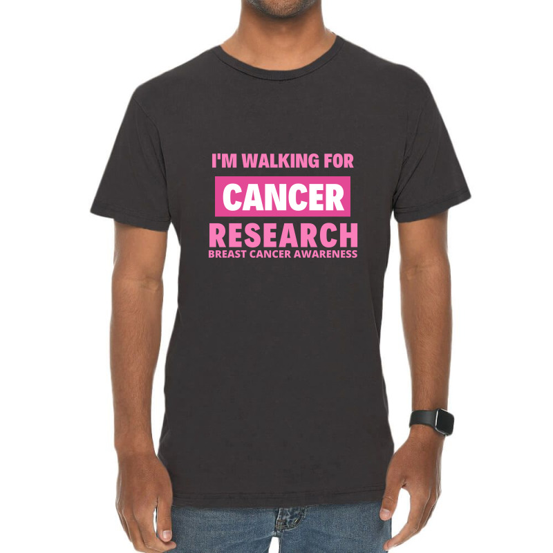 Breast Cancer Research Awareness Vintage T-Shirt by Perfect Designers | Artistshot