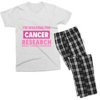 Breast Cancer Research Awareness Men's T-shirt Pajama Set | Artistshot