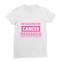 Breast Cancer Research Awareness Ladies Fitted T-shirt | Artistshot