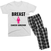 Breast Cancer Survivor Men's T-shirt Pajama Set | Artistshot