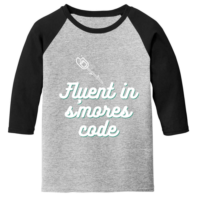 Fluent In S'mores Code White Youth 3/4 Sleeve | Artistshot