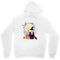 Chow Shepherd  Dog  & Witch Hanging Witch Broom Best Friends Halloween Unisex Hoodie | Artistshot