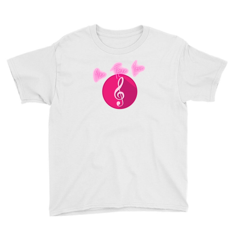 Music - One True Love! Youth Tee | Artistshot