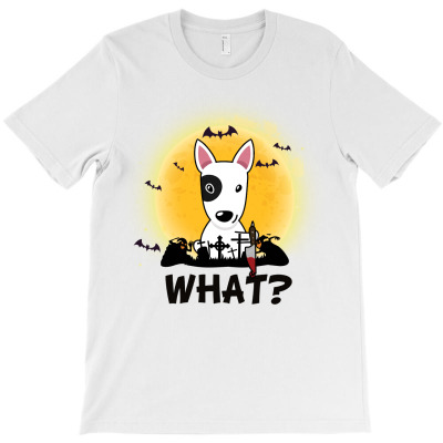 What! Halloween What Funny Killer Dog Halloween Costume T-shirt Designed By Nguyen Dang Nam