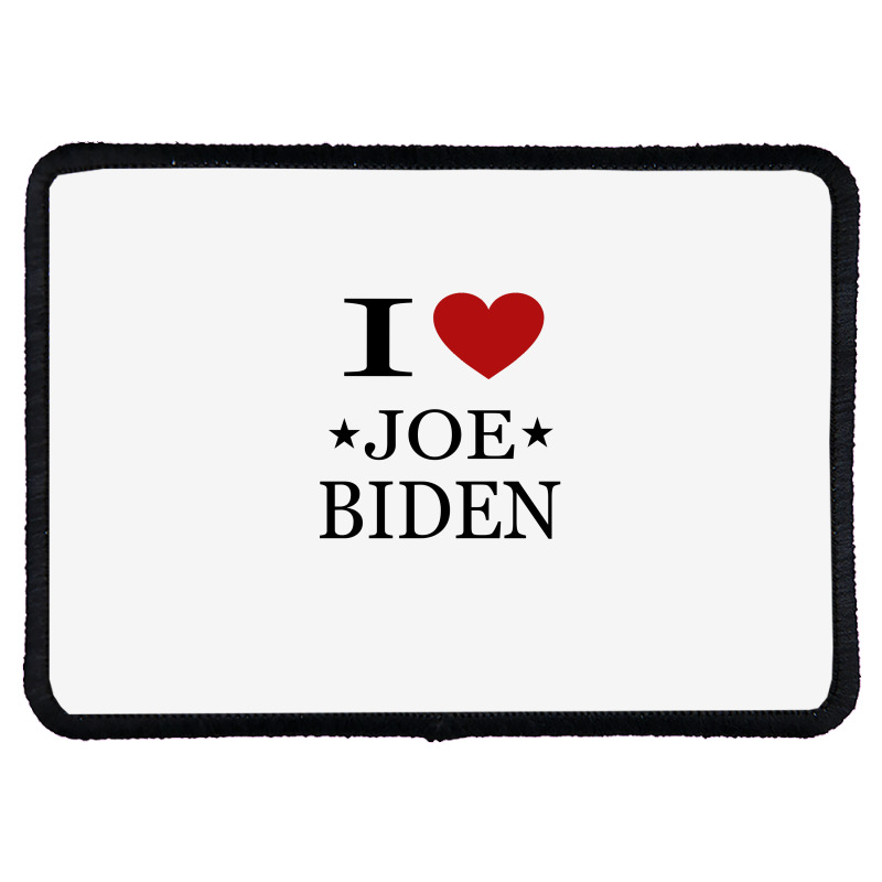 I Love Joe Biden Rectangle Patch by ELEGANCE99 | Artistshot